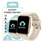 Ciro Fitness Tracker W/ 25 Sports Modes & Ip68 Water Protection | Cream