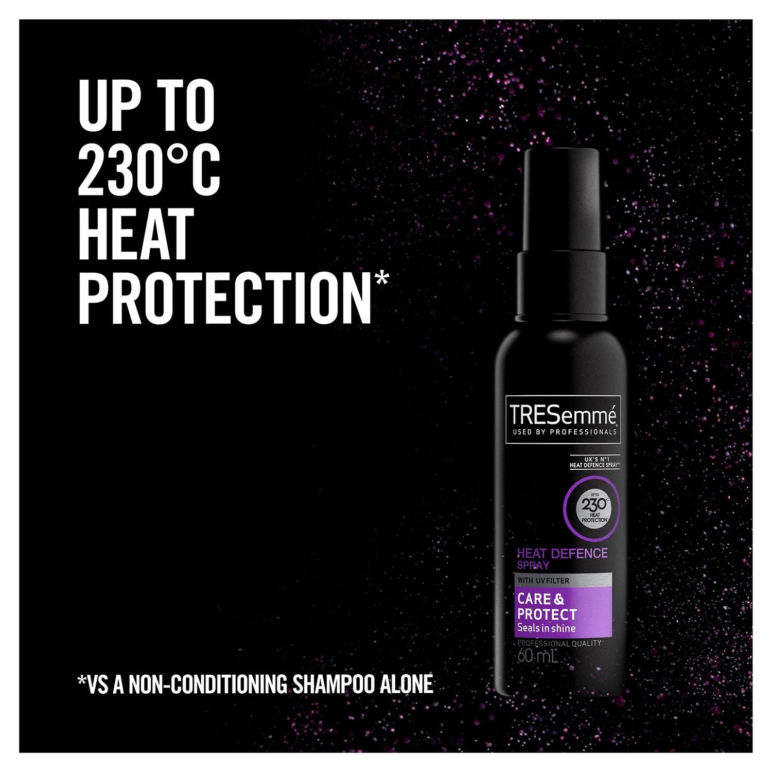 Heat Defence Care & Protect Hair Spray For All Hair Types 60ml, 12 Pack