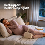 Orthopaedic Leg Pillow With Strap Fleece | One Size | Beige