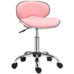 Office Chair Beauty Salon Rolling Technician Stool Chair | One Size | Pink