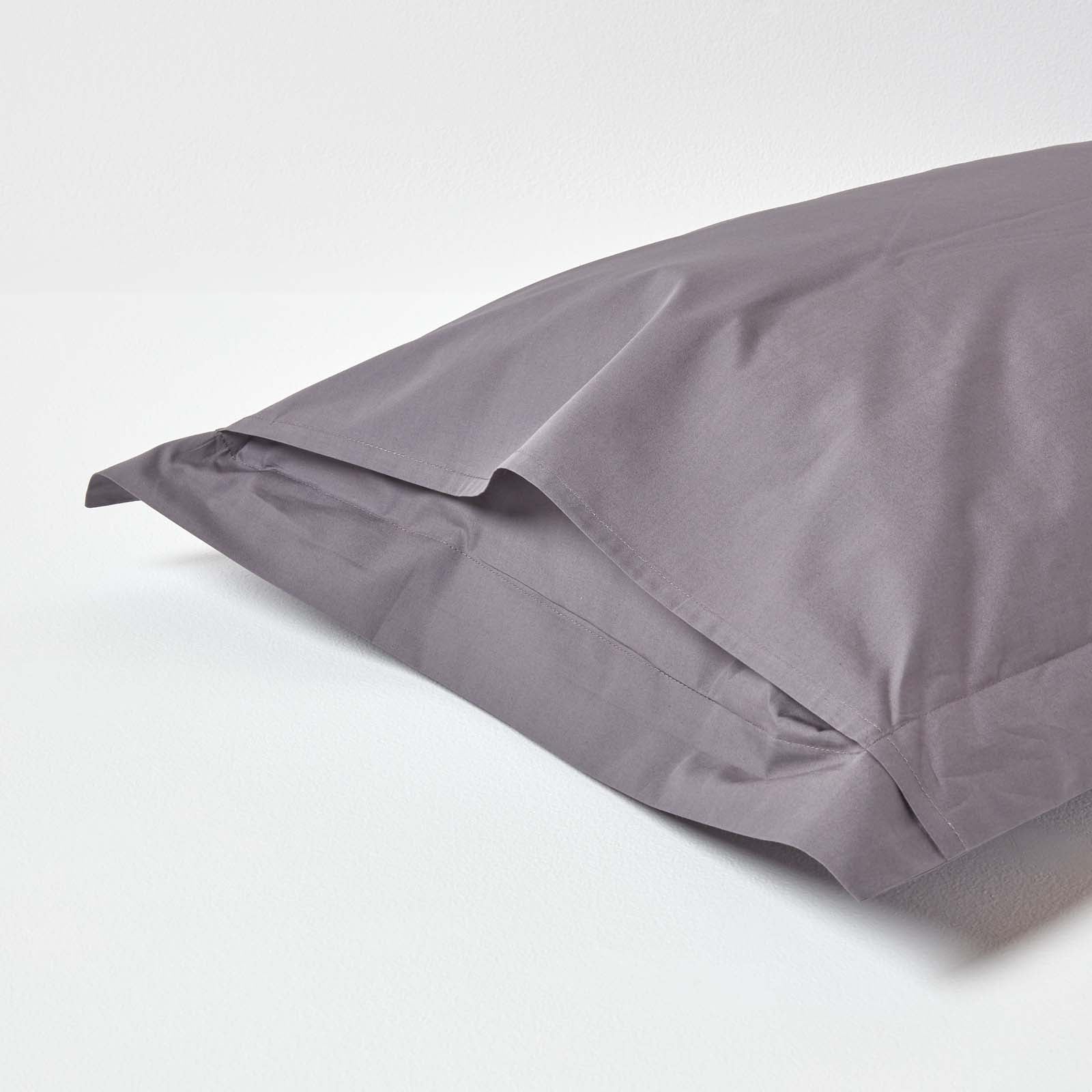 Egyptian Cotton Oxford Pillowcase 200 Tc | 48 x 74cm | Dark Grey