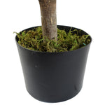 120cm Pair Of Triple Ball Artificial Tree Uv Resistant Outdoor Topiary