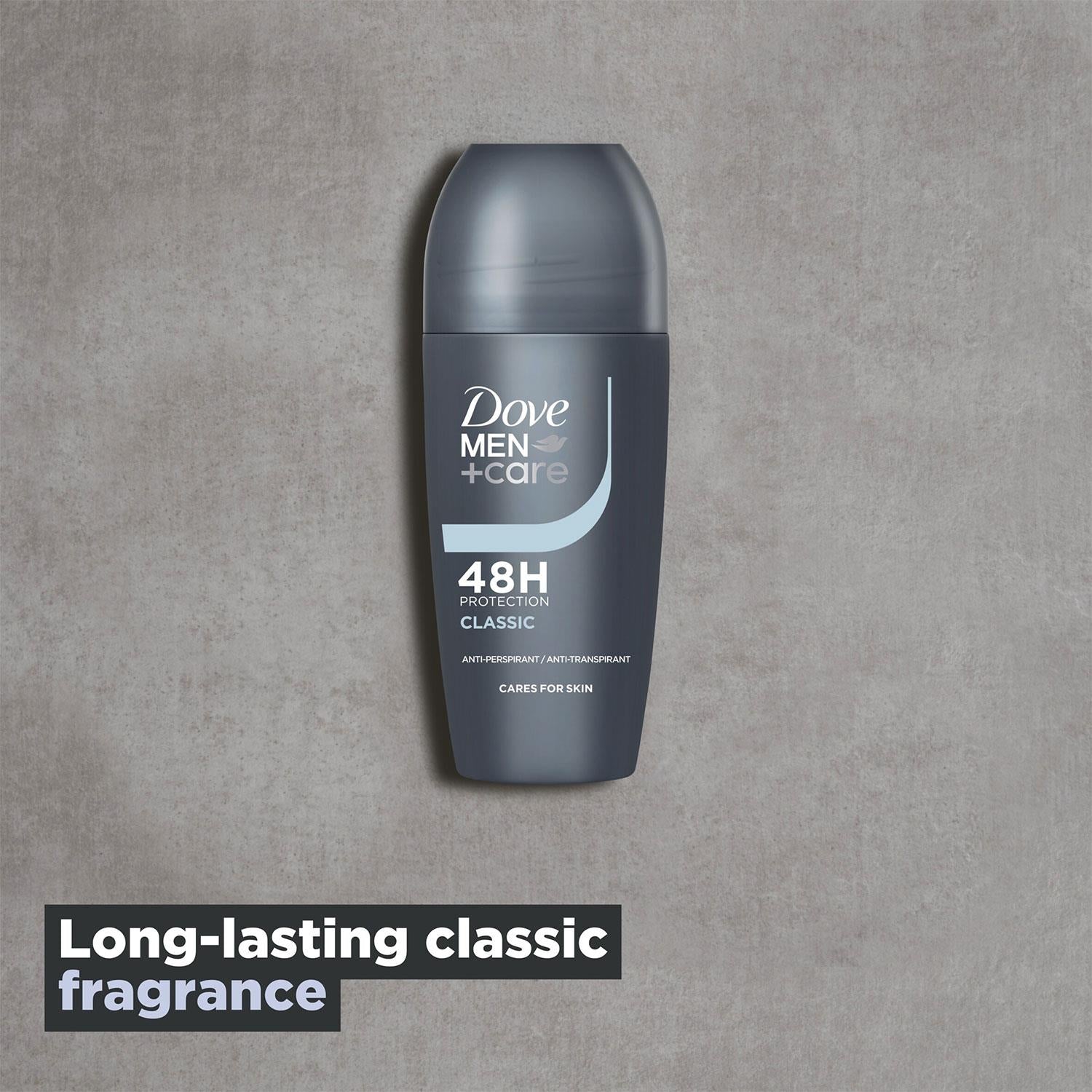 Men+care Roll On Classic Antiperspirant Deodorant 48h Protection, 3x50ml