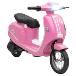 24v Battery Powered Ride On Motorcycle With Manual Throttle | Pink