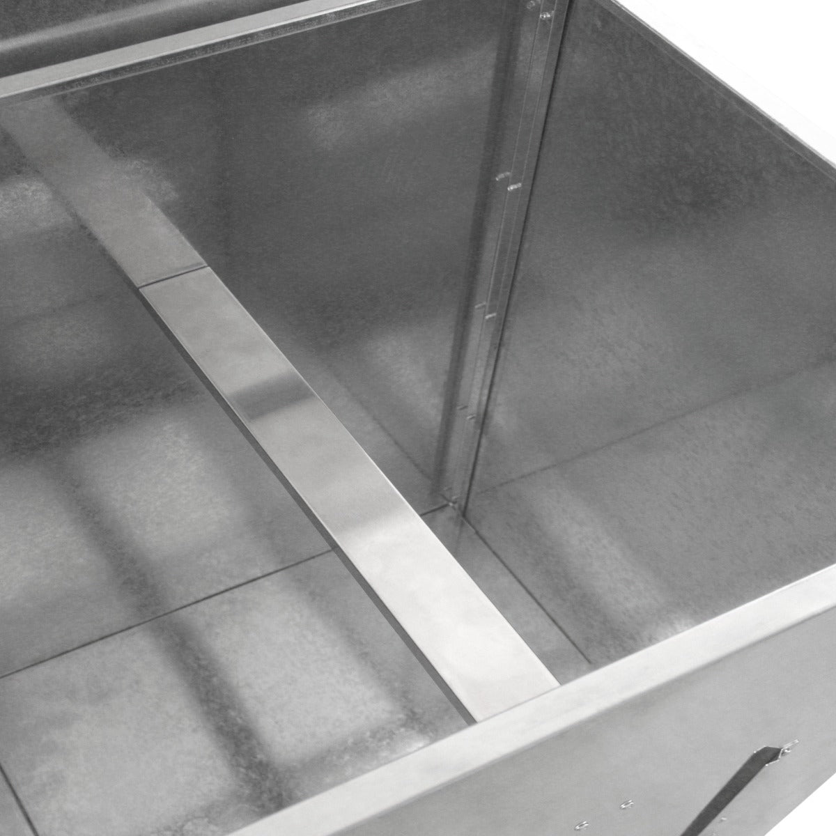 Galvanised Coal Bunker | 500kg | Silver
