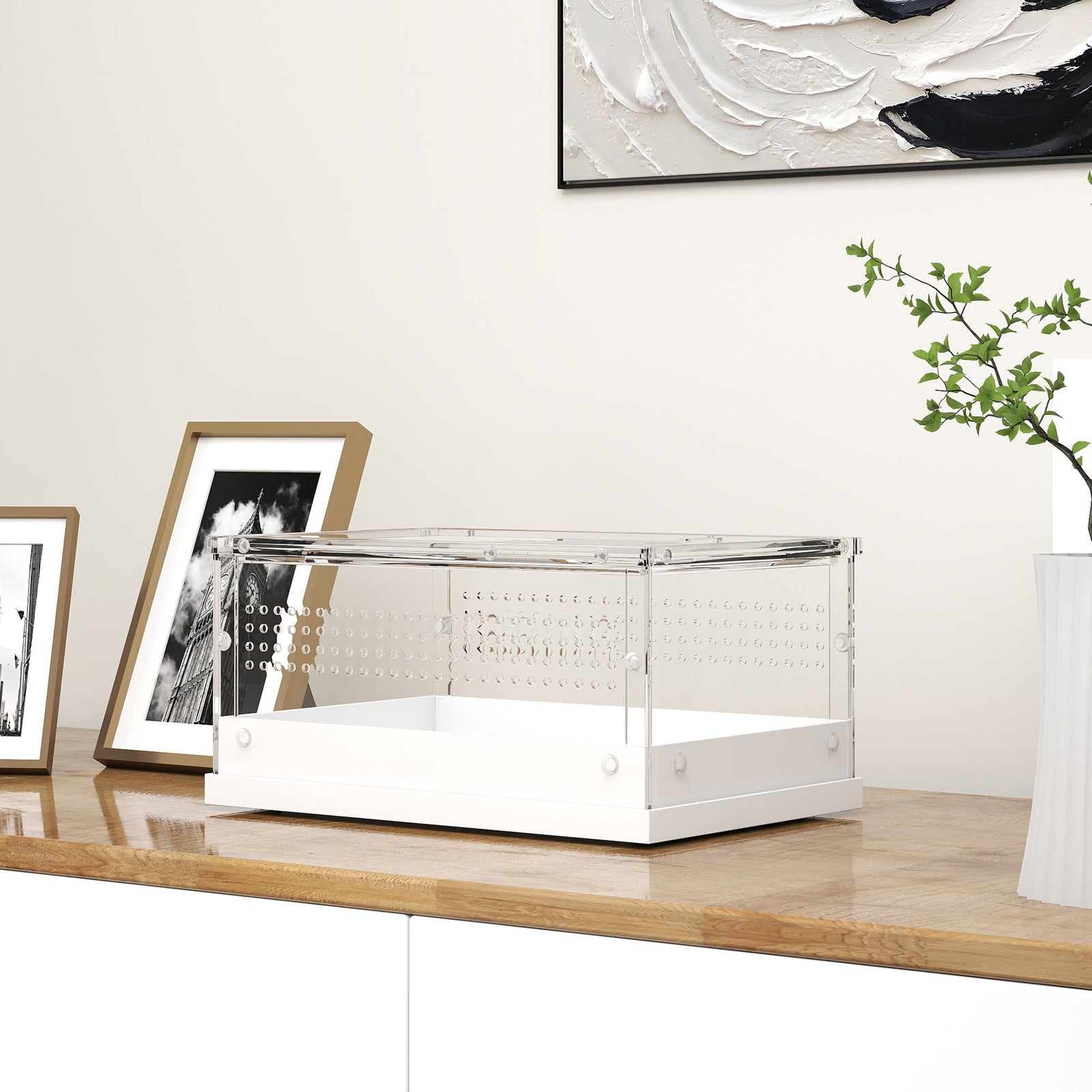 Reptile Terrarium, Vivarium Acrylic For Snake, Gecko | Small | Clear