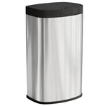Automatic Kitchen Bin With Soft-close Lid, 55l Sensor Wastebasket | Silver