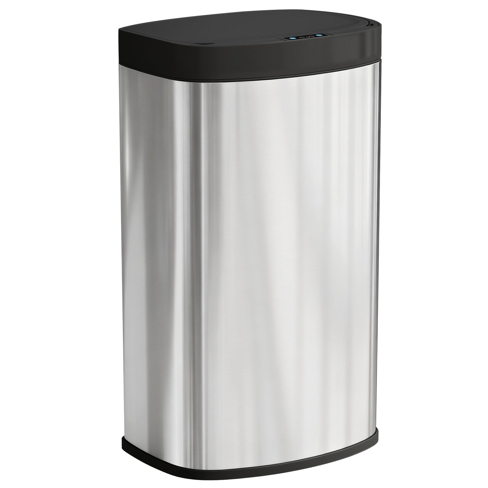 Automatic Kitchen Bin With Soft-close Lid, 55l Sensor Wastebasket | Silver