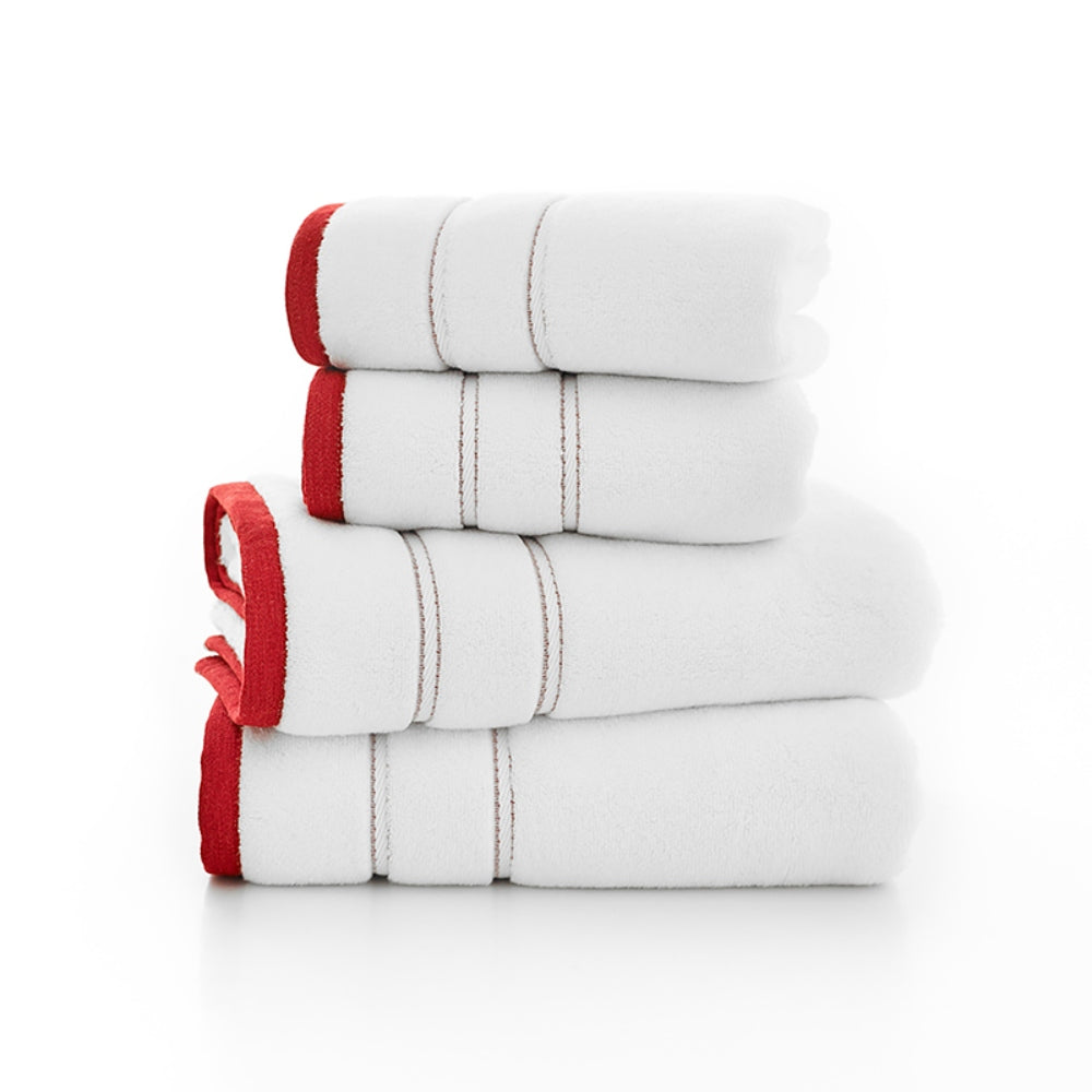 Delamere 100% Cotton Zero Twist Towels – Ultra-soft 600gsm Luxury | Bath Towel | Berry