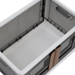 Double-door Collapsible Storage Organizer Box