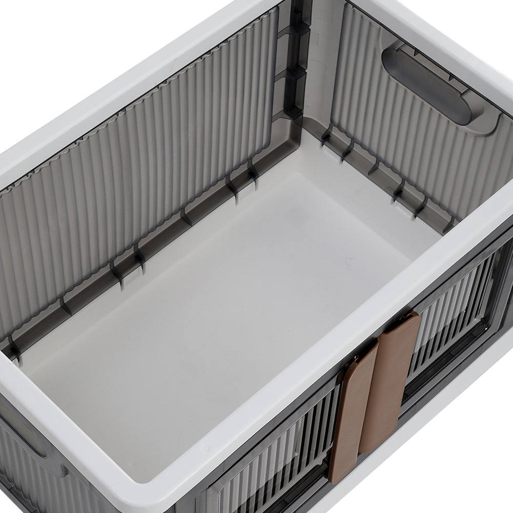 Double-door Collapsible Storage Organizer Box