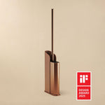 Silicone Toilet Brush Floor Or Self-adhesive Flat Collection | Copper