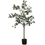 Artificial Plant, Faux Silk Eucalyptus Tree, 150cm
