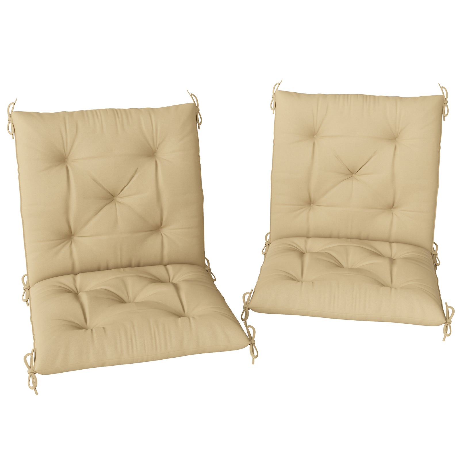 Garden Chair Cushions, Set Of 2 | Khaki