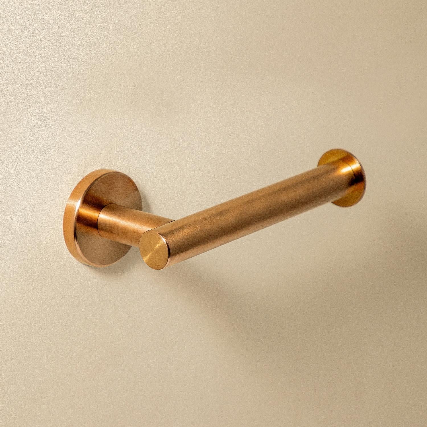 Paper Holder Without Cover Brushed Copper Pvd Architect Sp