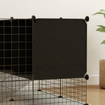 Pawhut Diy Small Animal Cage W/ Elevated Huts For Guinea Pigs, Rabbits