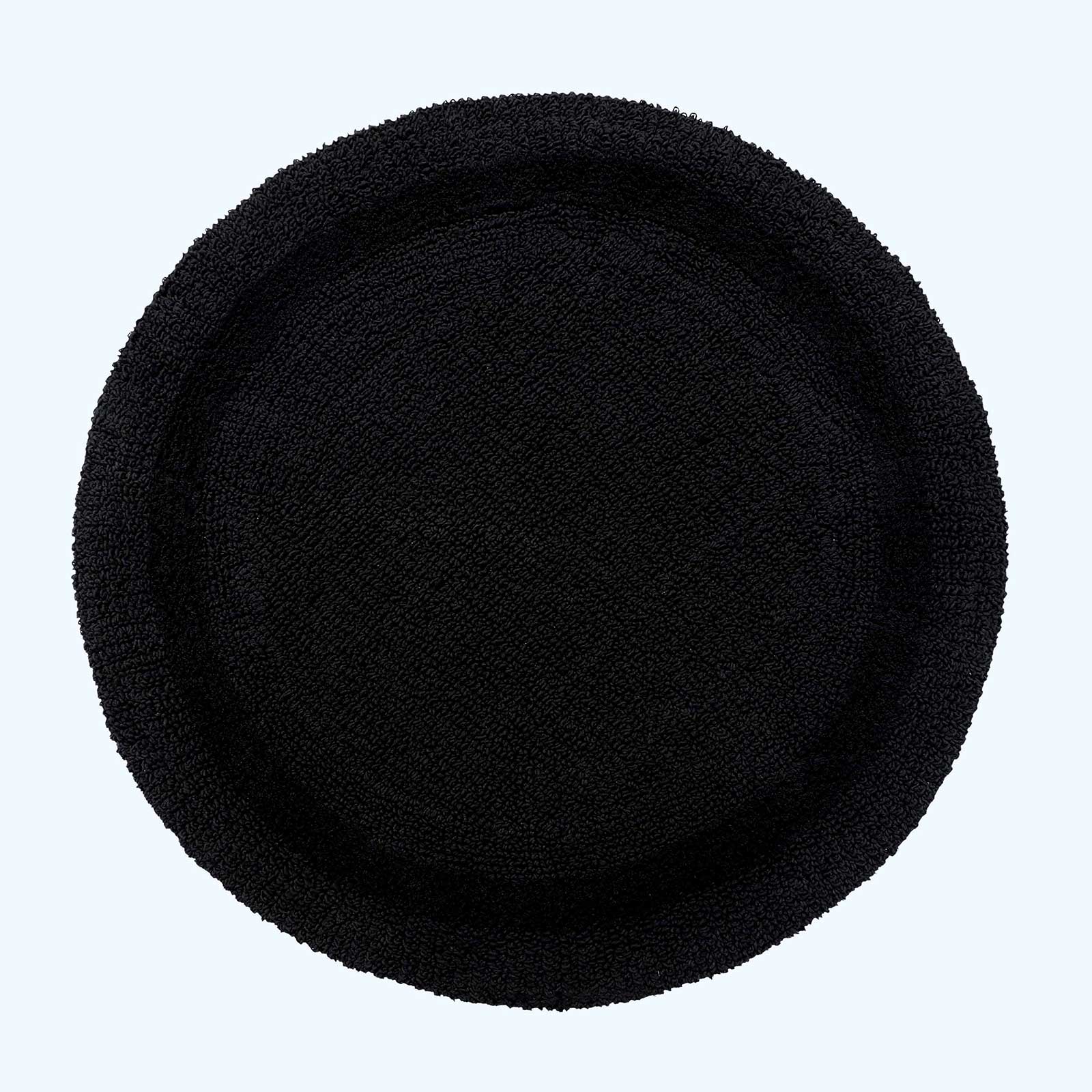 Luxury Reversible Cotton Bath Mat | 80cm | Black