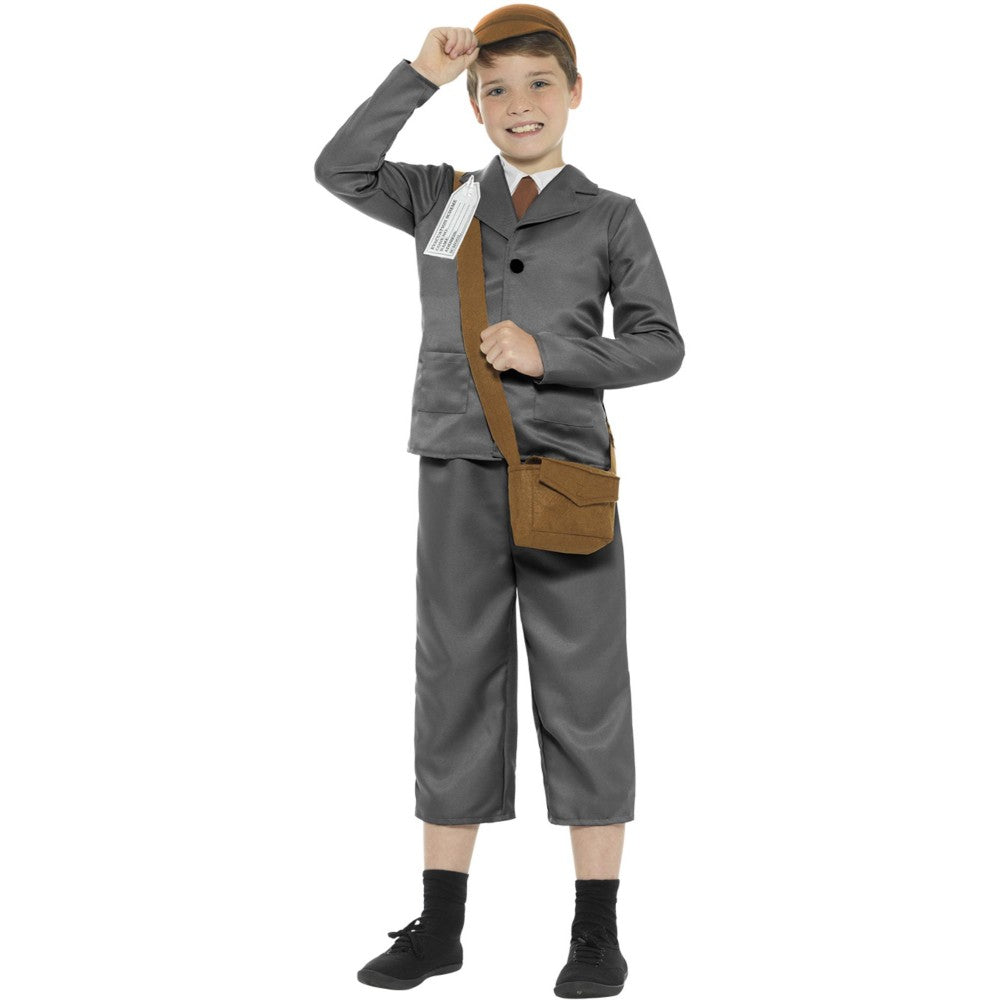 Ww2 Evacuee Boy Costume, With Jacket, Trousers | Age 12+