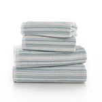 Didlington Stripe Supersoft 100% Cotton Towels | Hand Towel | Blue