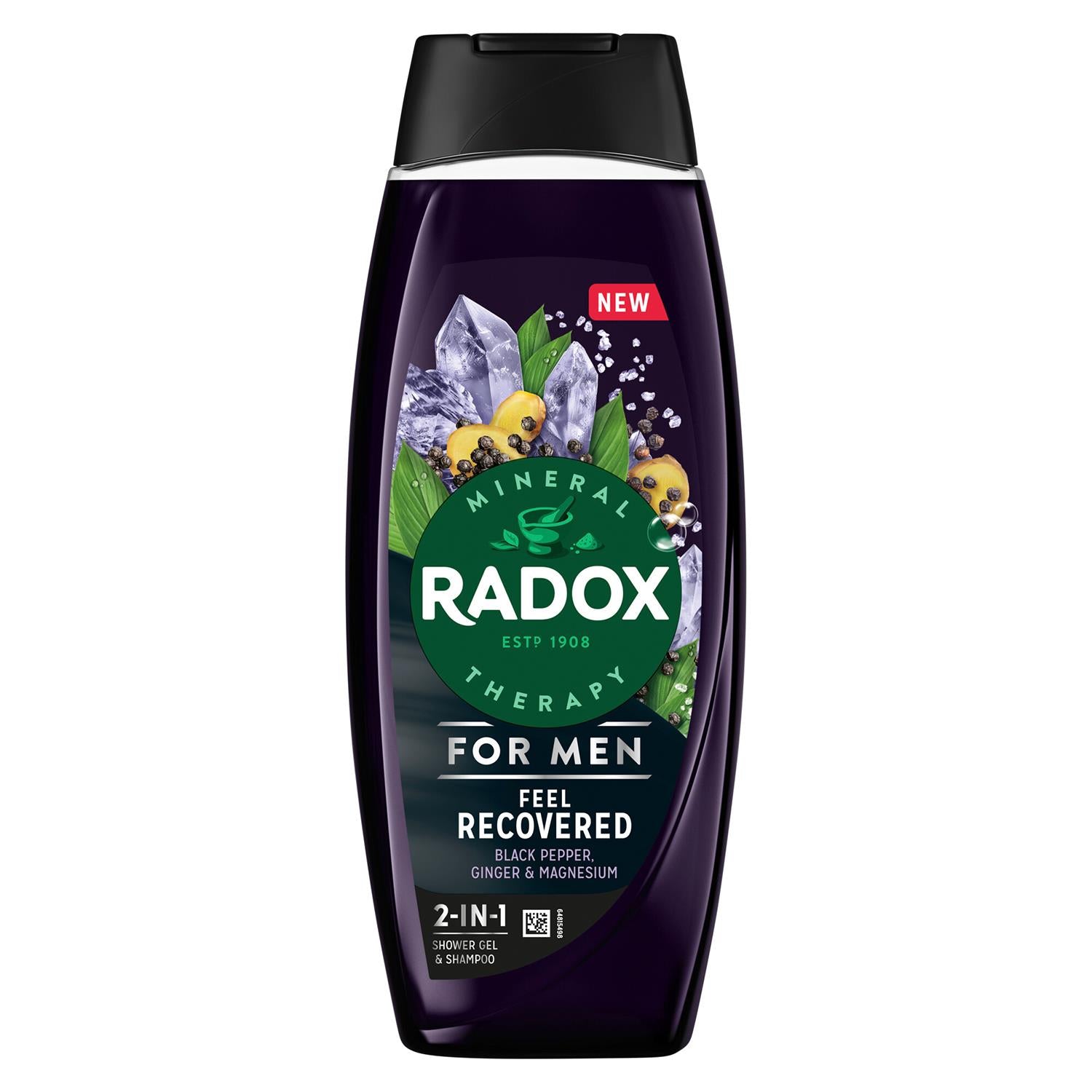 Mineral Therapy Feel Recovered 2in1 Shower Gel & Shampoo For Men, 450ml 3pk | 3