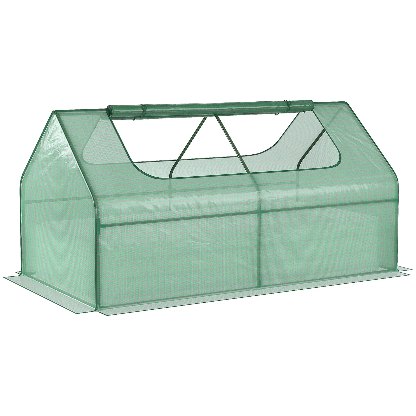 Raised Garden Bed With Greenhouse | Green