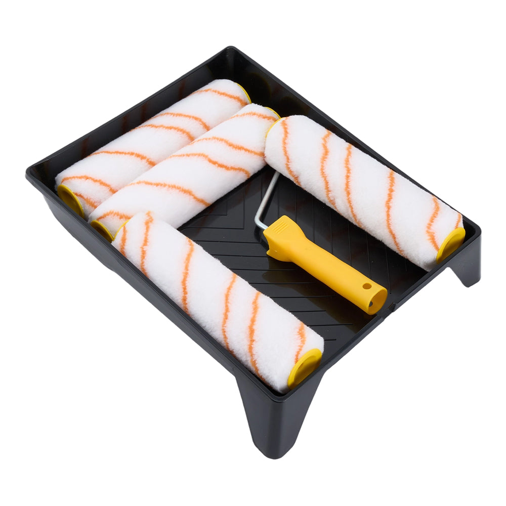 9inch Paint Roller Set With Paint Tray | Set of 6