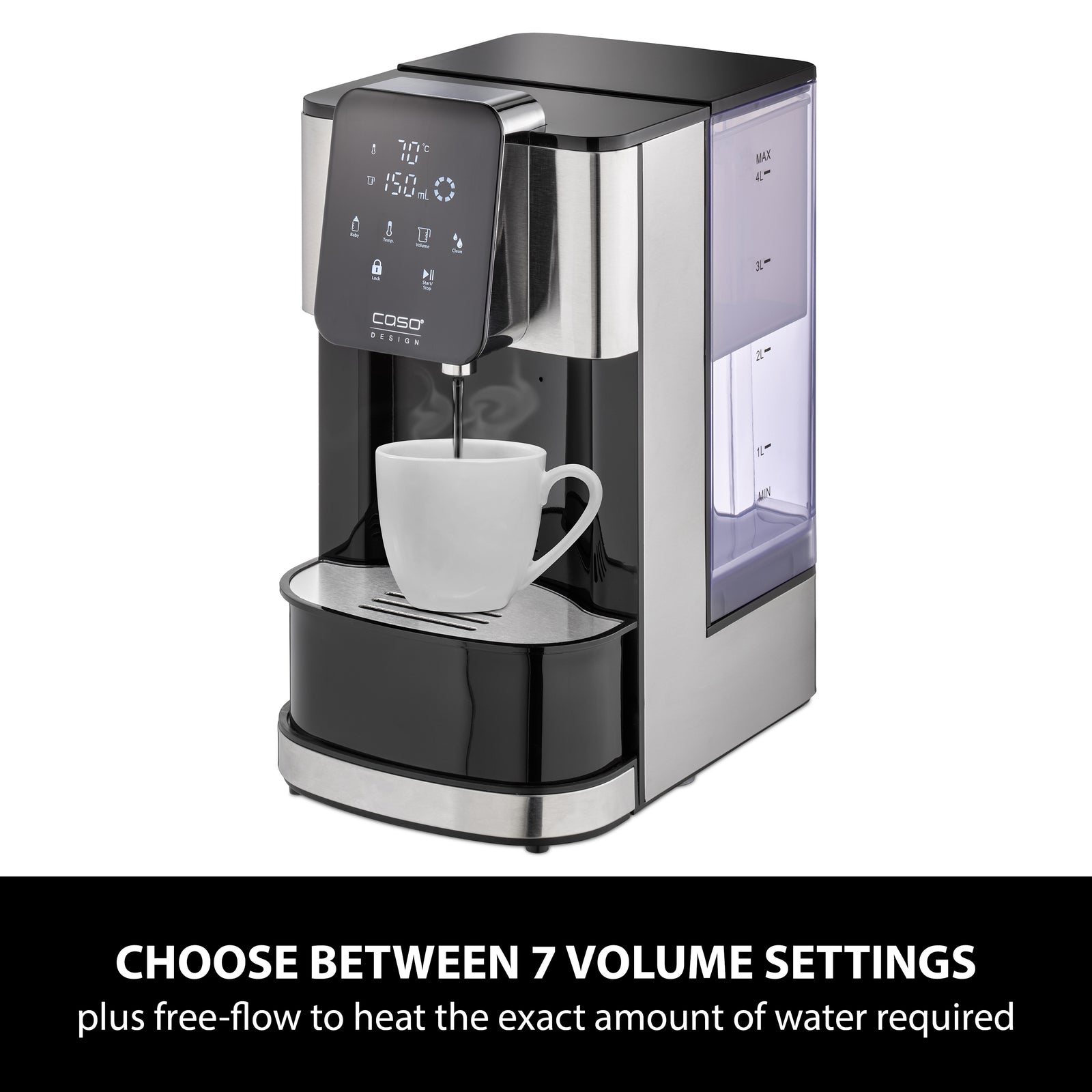 Hw1660 Turbo Xl Hot Water Dispenser, 4l, Instant Filtered Boiling Water