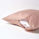 European Size Egyptian Cotton Pillowcase 330 Tc | 80cm x 80cm | Taupe & Beige