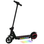 Folding Electric Scooter W/ Led Lights And Display | Black