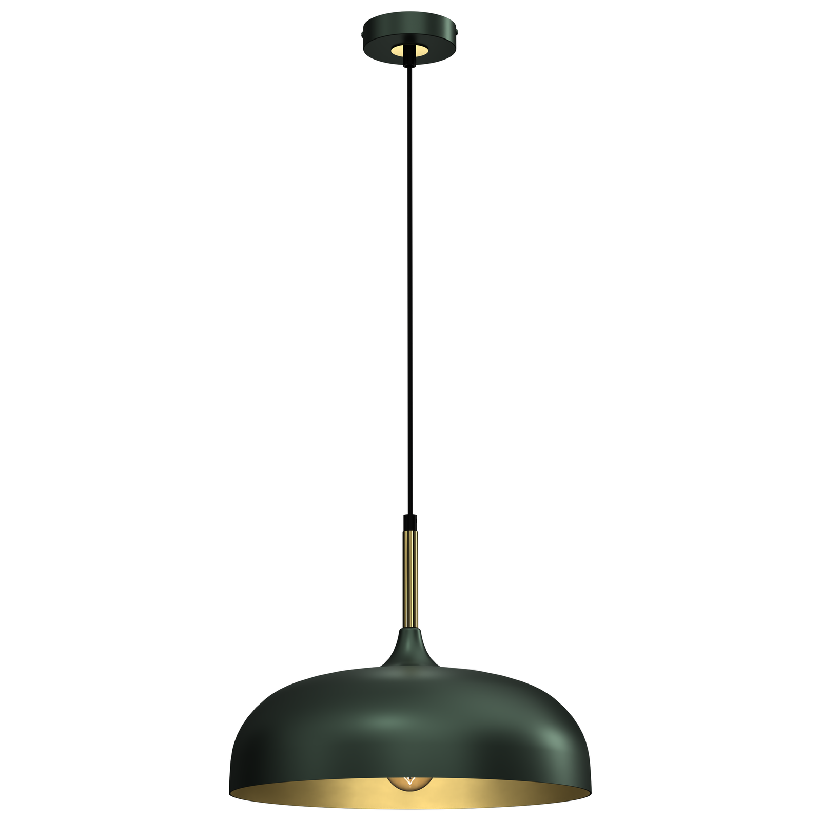 Pendant Lamp Lincoln 1xe27 35cm | 35cm | Green