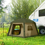 Inflatable Camping Tent, Easy Setup 2 Man Tent | Brown