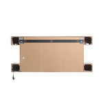 52-inch Electric Fireplace Suite With Matte Black Led Surround, 7 Flame Colors, Wifi Remote Control
