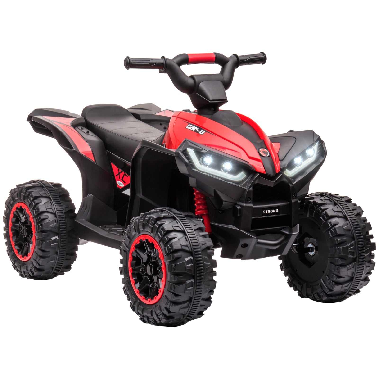 12v Electric Quad Bikes For Kids Ride On Car Atv Toy For 3-5 Years | Red