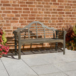 Lutyens Style Acacia Garden Bench | Chestnut