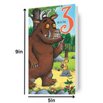 The Gruffalo The Gruffalo Age 3 Birthday Card Official Product