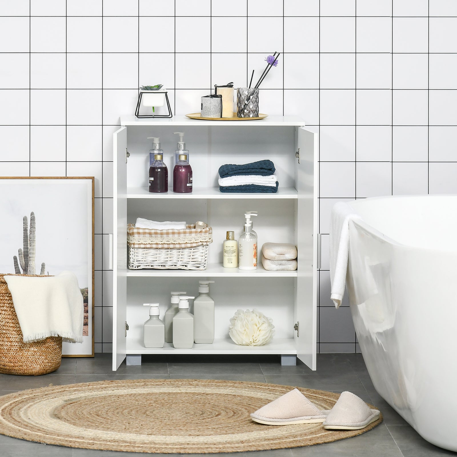 Modern Bathroom Cabinet Freestanding