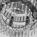 Crystal Chandelier Flush Mount Ceilings Lighting Fixture