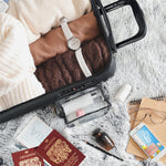 55x35x20cm Cabin Carry Bag Hard Shell Suitcase 100+ Airline Approved | Cabin | Black