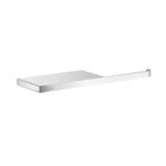 Wall Mounted Toilet Roll Holder With Small Shelf Storage | Polished Chrome