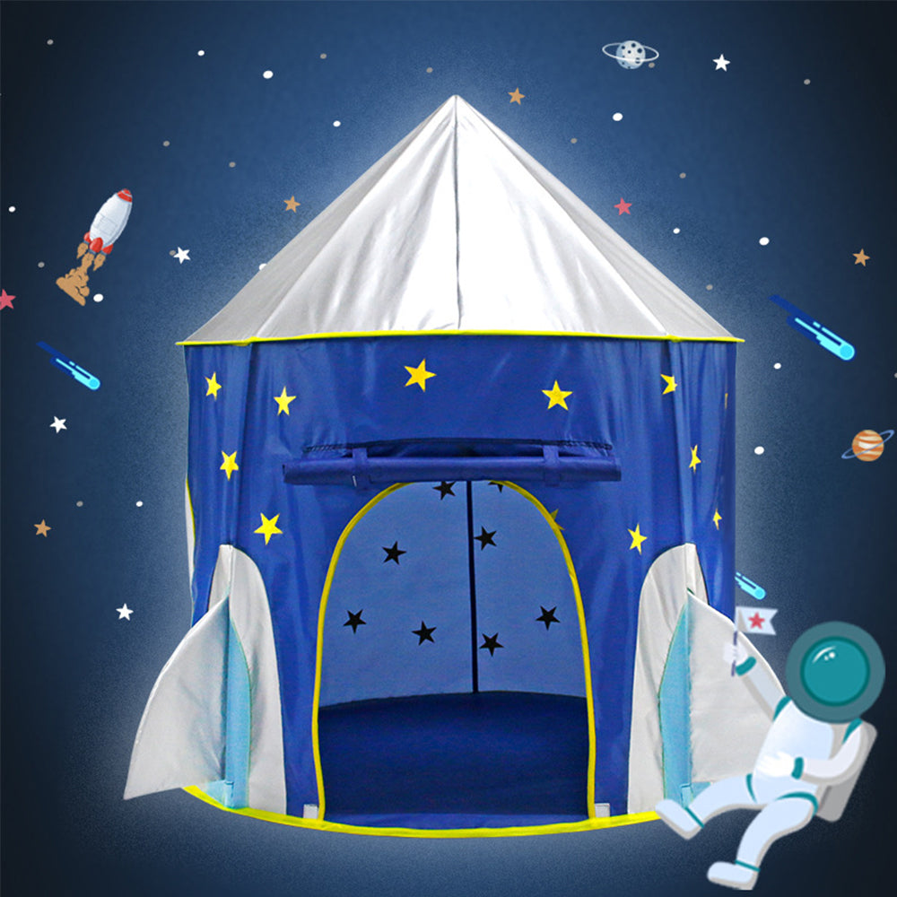Spaceship Home Kids Playhouse Tent For Boys
