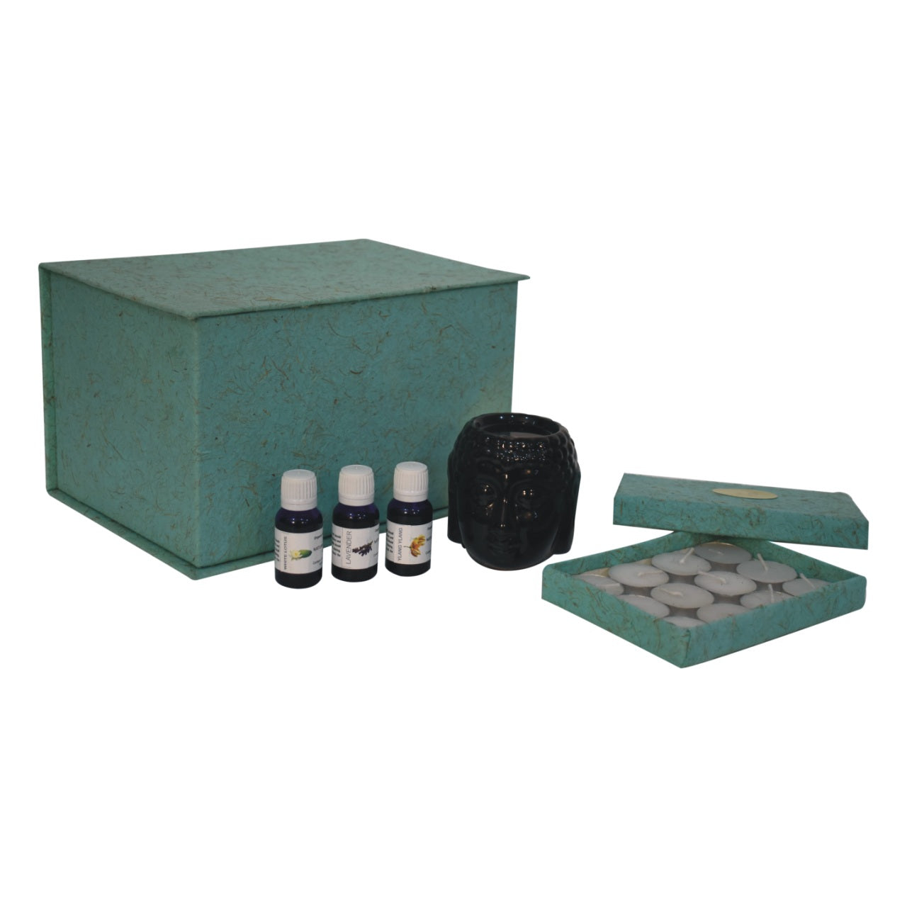 Black Buddah Oil Burner (lotus)