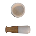 Marble Pestle & Mortar | Small | Brown & White