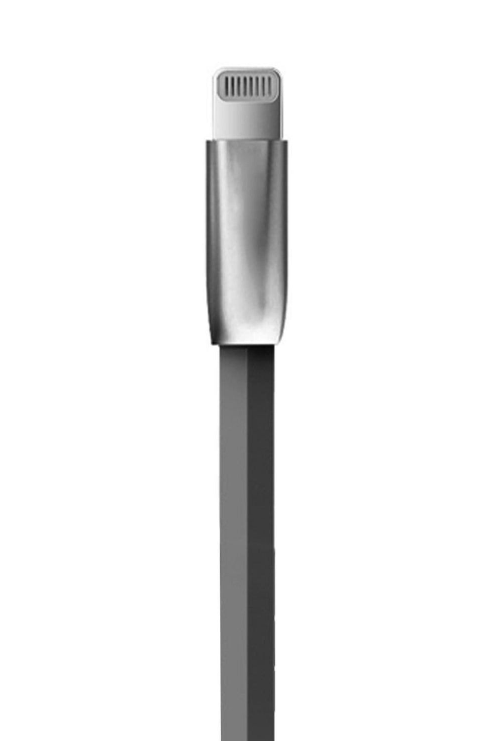Spring Zinc Alloy Lightning To Usb Sync And Charge Cable 1 Meter | Gray