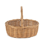 Wicker Mini Double Steamed Shopping Basket | Brown