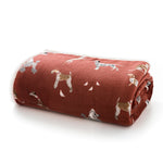 The Park Cuddly Printed Throw with Sherpa Back