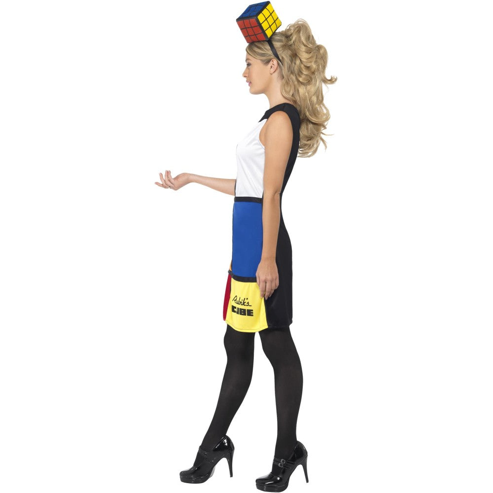 Rubik's Cube Costume, With Headband | Large