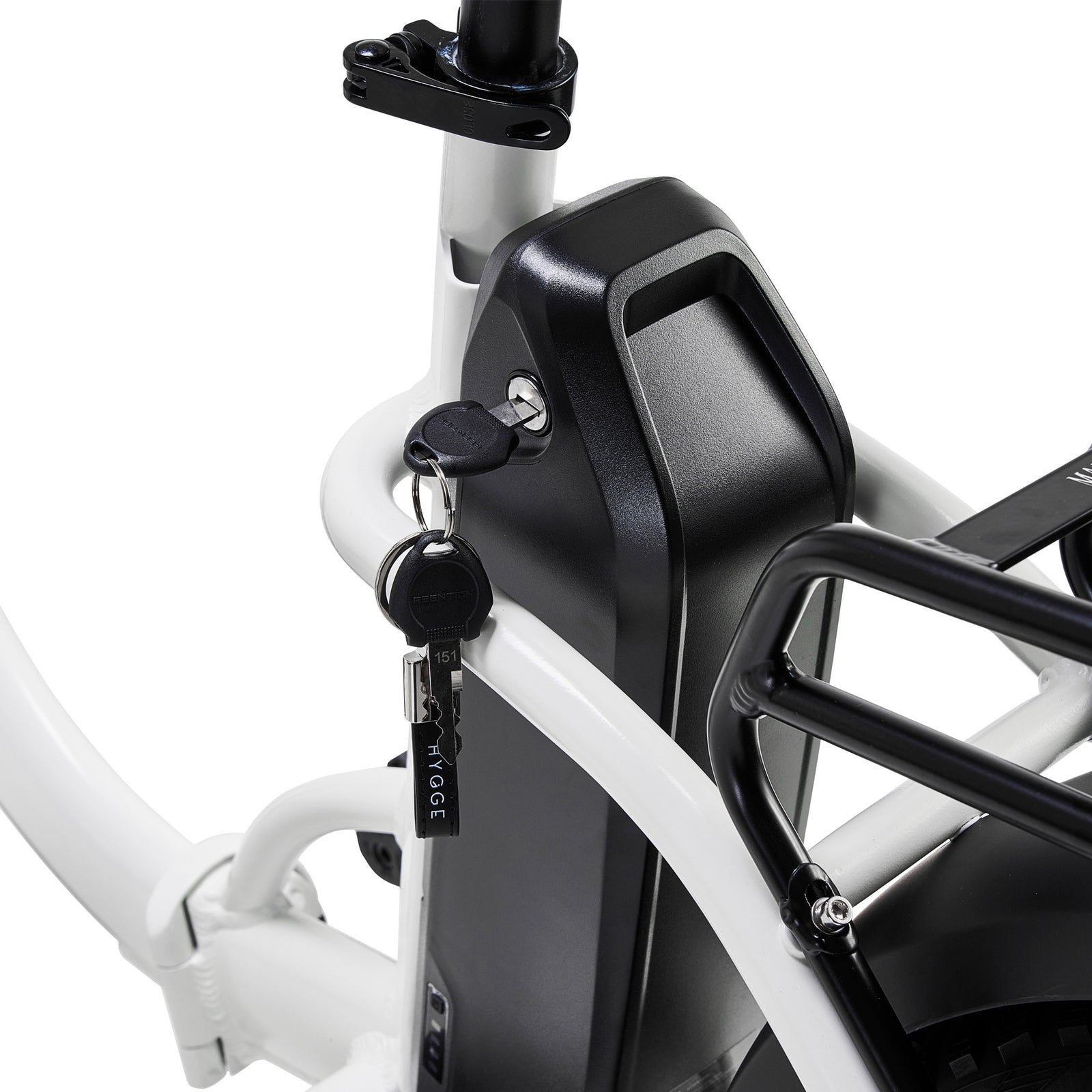 Vester Step 2024 Electric Folding Bike 20 Inch Wheel E-bike | White