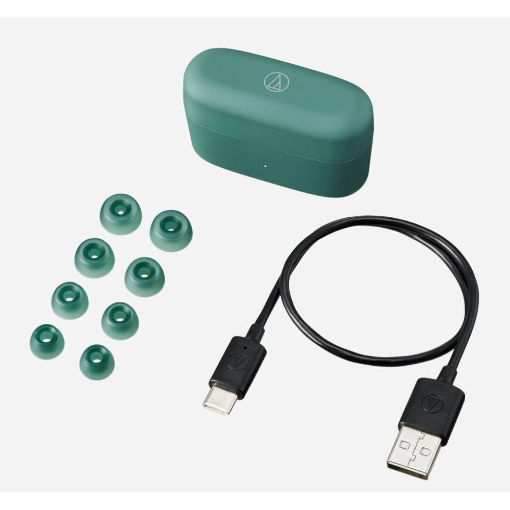 Ath-cks30tw+ Active Noise Cancelling Wireless Earbuds | Green