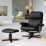 Woodacre Swivel Recliner | Black