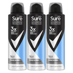 Men Maximum Protection 96h Anti-perspirant Deodorant Clean Scent 150ml, 3pk | 3